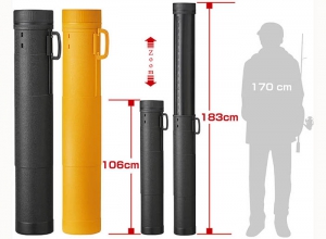 ROUND AIR ROD CASE DIA-185 / BLACK