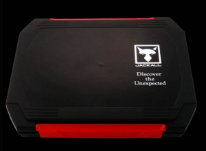 JACKALL 1500D W OPEN TACKLE BOX S BLACK (in stock)