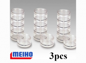 MEIHO ROUND CASE S / 3pcs