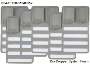 C&F DESIGN Dry Dropper System Foam [Medium 6-pack] SF-2304DD_6P