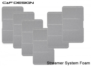 C&F DESIGN Streamer System Foam [Medium 6-pack] SF-2500_6P