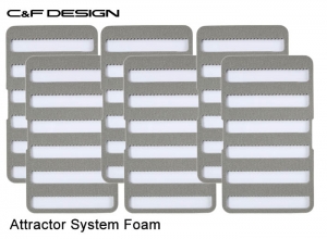 C&F DESIGN Standard System Foam [Medium 6-pack] SF-2506_6P