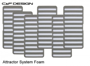 C&F DESIGN Midge System Foam [Large 6-pack] SF-3510_6P