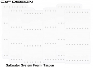 C&F DESIGN Saltwater System Foam_Tarpon [Large 6-pack] SFGS-3500_6P