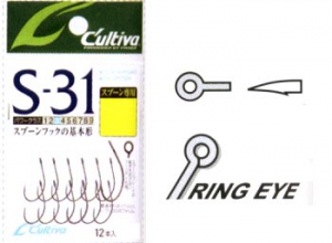 OWNER Cultiva Single Hook S-31/#1