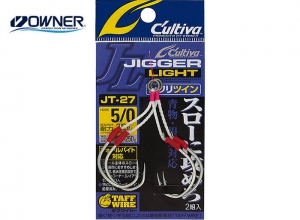 OWNER JIGGER LIGHT TWIN ASSIST SLOW JIG JT-27 #2/0