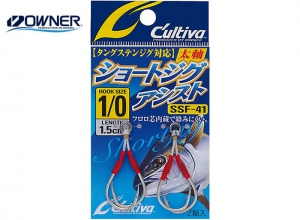 OWNER Cultiva Short Jig Assist Hook SSF-41 #1