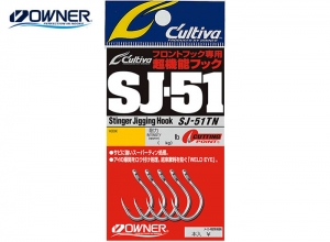 OWNER Stinger Jigging Hook SJ-51TN #1/0