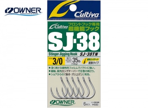 Summer Sale 40%OFF OWNER Cultiva STINGER JIGGING HOOK SJ-38TN 1/0