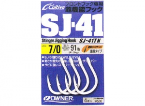 OWNER STINGER Jigging Hook SJ-41TN #1