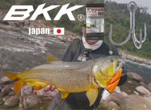 BKK Japan FANGS-62 UA BL Treble Hook #1 Barbless