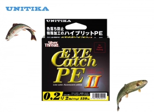 20%OFF UNITIKA Silver Thread EYE Catch PE II #0.2(2lb)-150m