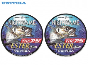 UNITIKA Night Game The Aji Ester 1.2lb-150m 2piece set (in stock)
