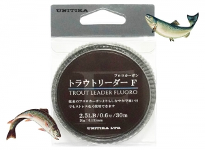 2024 UNITIKA Trout Fluorocarbon Leader 30m-2.5LB (in stock)