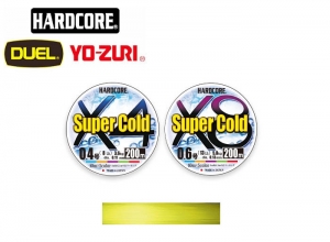 DUEL HARDCORE Super X4 (Water Repellent) #0.6(13lb)-150m Yellow
