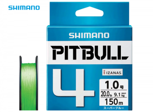 SHIMANO PITBULL 4 Braid #2.0 (lb)-300m Lime Green