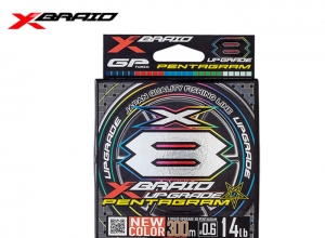 YGK XBRAID UPGRADE X8 PENTAGRAM #0.5 (12lb)-200m