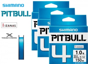 廃盤SHIMANO PITBULL 4 Braid 300m-20.0lb Lime Green