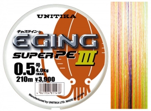 UNITIKA CASLINE EGING SUPER PE-III 210m-#0.4(3.2kg)