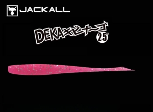 JACKALL DEKA KIBINAGO 2.5inch Glow Pink Silver Flakes (in stock)