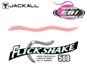 Jackall 2025 Flick Shake 500 Sight Sherbet Worm (in stock)