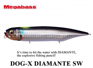 MEGABASS DOG-X DIAMANTE SW #01 Inabauer (in stock)