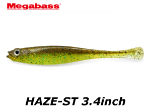 MEGABASS HAZE-ST 3.4inch Green Pumpkin Chart