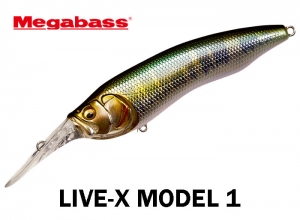 MEGABASS LIVE-X MODEL1 #02 WAGIN HASU (in stock)