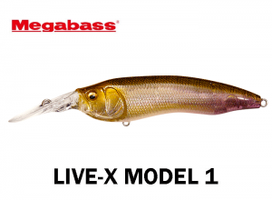 MEGABASS LIVE-X MODEL1 #13 FA KAWAMUTSU (in stock)