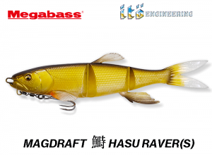 MEGABASS MAGDRAFT HASU RAVER(S) #05 All-Round Shiner (in stock)