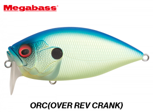MEGABASS OVER REV CRANK #55 MAT BLUE BACK CHART (in stock)