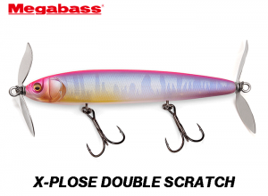 MEGABASS X-PLOSE DOUBLE SCRATCH #15 Pink Back Frozen Hasu Limited Annual Production