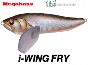 MEGABASS i-WING FRY #10 PM Silver Arowana (in stock)