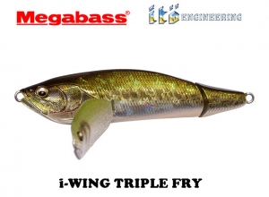 MEGABASS i-WING TRIPLE FRY #04 GG LARGEMOUTH BASS (in stock)