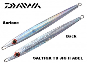 DAIWA SALTIGA TB JIG II ADEL 200g Adel Parallel Full Silver
