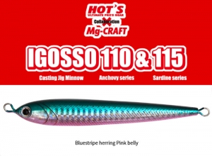 HOTS IGOSSO 110-30g Anchovy series / Bluestripe herring Pink belly (ASK)