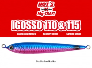 HOTS IGOSSO 110-30g Anchovy series / Double-lined fusilier (ASK)