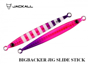 JACKALL BIG BACKER JIG SLIDE STICK 40g Glow PP Lens Holo (in stock)