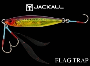 JACKALL JIG FLAG TRAP 60g Real Red Gold Sardines  JACKALL JIG FLAG TRAP 60g Real Red Gold Sardines