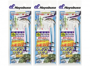 HAYABUSA SHORE JIGGING SABIKI 10g-S 2-SABIKI JIG / 3 pcs set