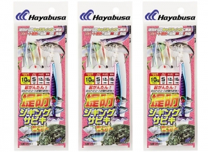 HAYABUSA SHORE JIGGING SABIKI 10g-S 3-SABIKI JIG / 3 pcs set
