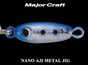 MAJOR CRAFT NANO AJI METAL JIG 0.6g #1 Sardines [KEIMURA]