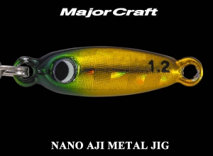 MAJOR CRAFT NANO AJI METAL JIG 0.6g #4 GreenGold [KEIMURA]
