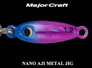 MAJOR CRAFT NANO AJI METAL JIG 0.6g #5 BluePink [KEIMURA]