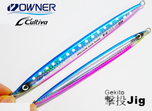 OWNER CULTIVA GEKITO JIG STRIKE 85g-34 Glow Eye / Partially Glow