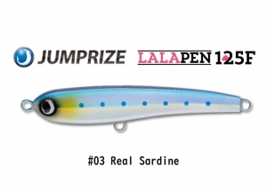 JUMPRIZE LALAPEN 125F #03 Real Sardine