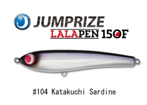 JUMPRIZE LALAPEN 150F #104 KATAKUCHI SARDINE