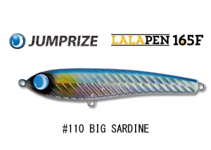 JUMPRIZE LALAPEN 165F #110 BIG SARDINE