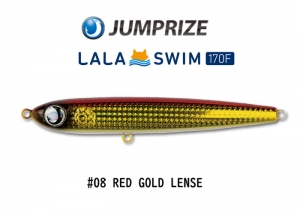JUMPRIZE LALASWIM 170F #08 RED GOLD LENSE