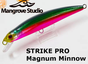 Mangrove Studio STRIKE PRO Magnum Minnow Bevel Swimmer 200 Gurukun Panic (in stock)